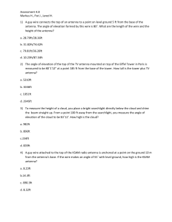 Assessment 4.8 Markus H., Pat J., Jared H. 1) A guy wire