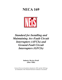 NECA 169 - National Electrical Contractors Association