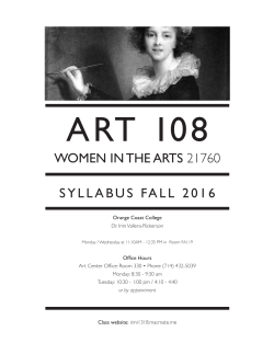 Syllabus - Irini Vallera Rickerson