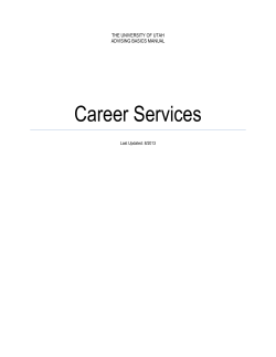 Career Services - Academic Advising Center