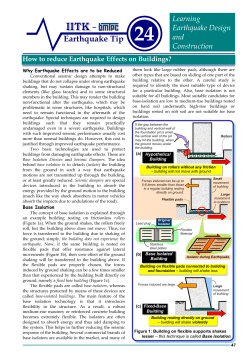 How to reduce Earthquake Effects on Buildings?