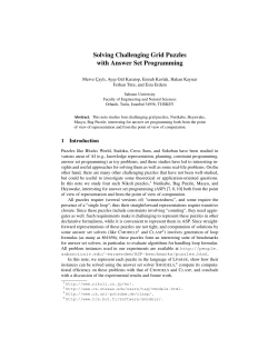 Solving Challenging Grid Puzzles with Answer Set Programming