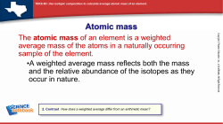 Atomic mass