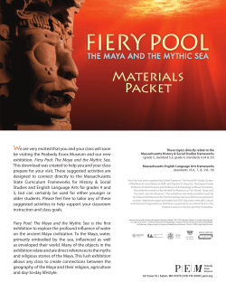 Pre-Visit Classroom Activities for Fiery Pool