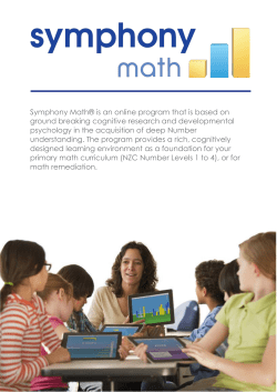 Symphony Math Brochure
