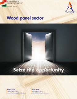 Plywood industry
