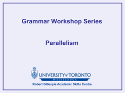 Grammar Workshop Series