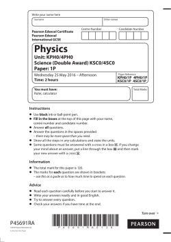 Physics - Edexcel