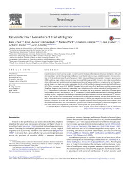 Dissociable brain biomarkers of fluid intelligence