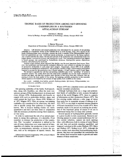 Benke, A.C., and J.B. Wallace. 1980. Trophic basis of production
