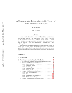 A Comprehensive Introduction to the Theory of Word