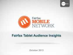 Tablet Audience Insights Study