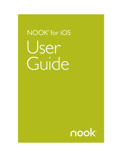 NOOK for iOS User Guide