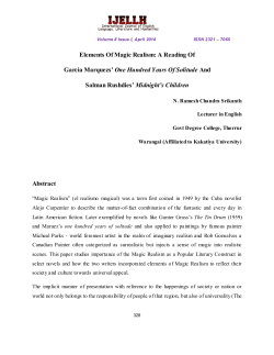 Elements Of Magic Realism