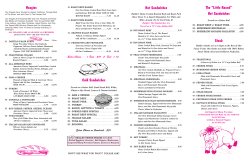 to our pdf menu - Philadelphia
