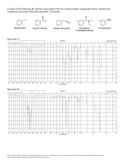 1. Each of the following IR spectra is associated