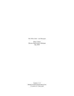 The Pillow Book - Indiana University