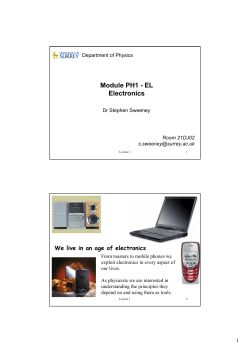 Module PH1 - EL Electronics