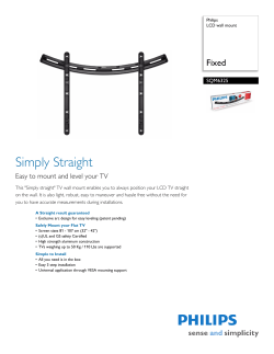 SQM6325/27 Philips LCD wall mount