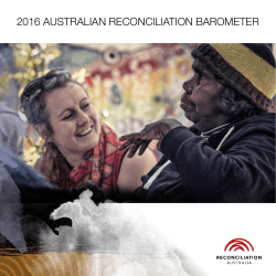 2016 australian reconciliation barometer