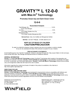 gravity&trade; l 12-0-0