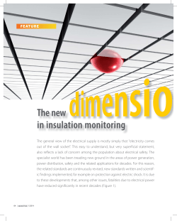 The new dimension in insulation monitoring
