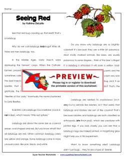 Seeing Red - Super Teacher Worksheets