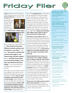 25th September 2015 - Deansfield | Primary School