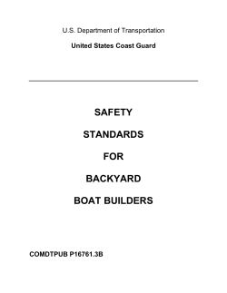 safety standards for backyard boat builders