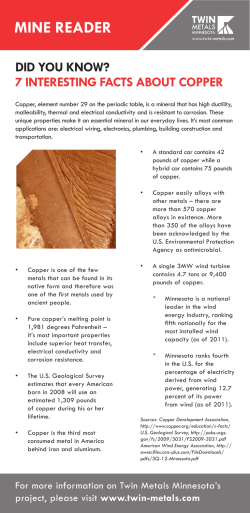mine reader - Twin Metals