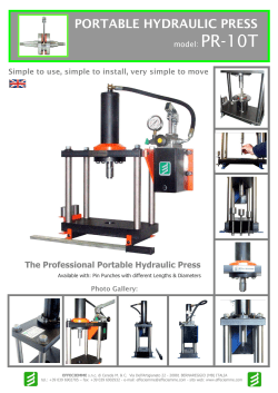 portable hydraulic press
