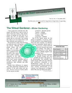 Newsletter - College of Agriculture and Life Sciences
