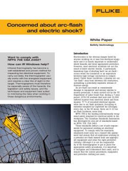Concerned about arc-flash and electric shock?