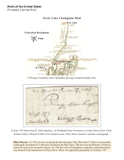 Mails of the United States Privately Carried Mail Early Lake