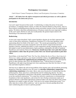 Participatory Governance