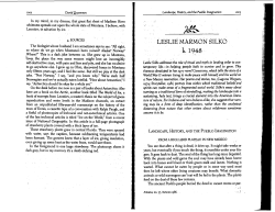 Landscape, History, and the Pueblo Imagination by L. Silko