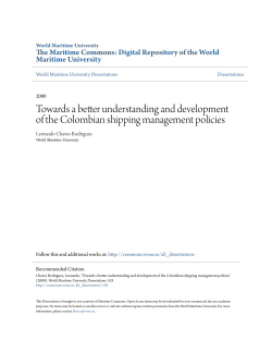 Towards a better understanding and development of the Colombian