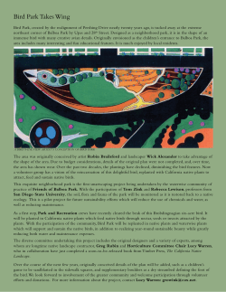 Bird Park Takes Wing - Friends of Balboa Park