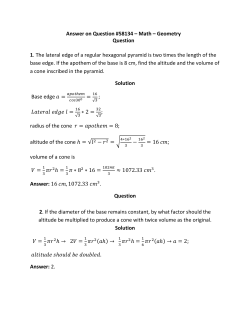 Answer on Question #58134 &ndash; Math &ndash; Geometry Question 1. The