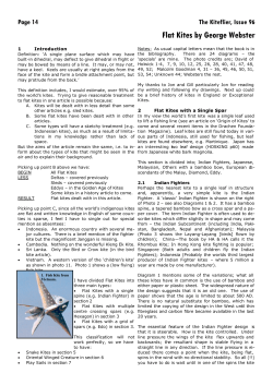 Flat Kites by George Webster