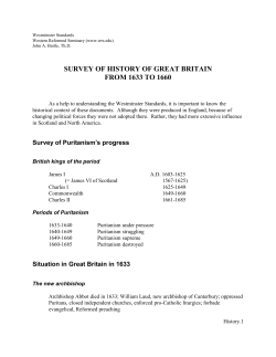 survey of history of great britain from 1633 to 1660