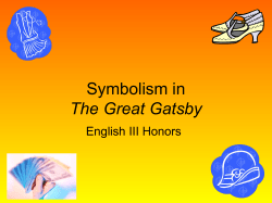 Symbolism in The Great Gatsby