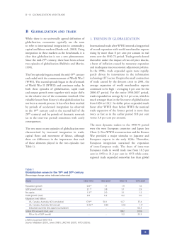 Globalization and Trade - World Trade Organization