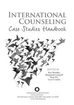 Case Studies Handbook - American Counseling Association