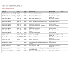 1900 - 1920 NEWSPAPER ARTICLES - Easton