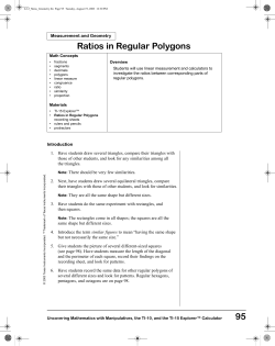 95 Ratios in Regular Polygons