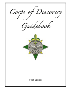 Guidebook - The Corps of Discovery
