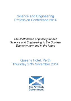 Science and Engineering Profession Conference 2012