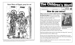 to your free copy of The Children`s Word.