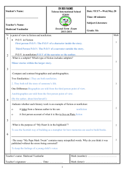 Student`s Name - Tehran International School Girls